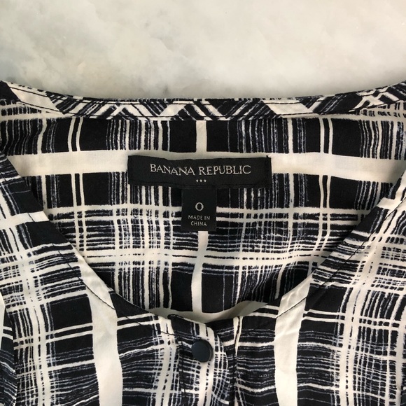 BANANA REPUBLIC Long Sleeve Drawstring Front Dress- Size 0 (C) - Picture 2 of 8